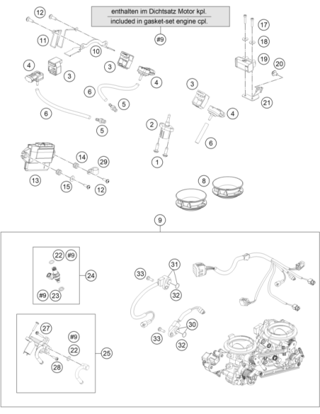Screw Throttle Pos. Sensor (KTM/HVA/GG)