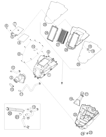 Ambient-air Temperature Sensor (KTM/HVA/GG)