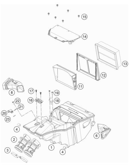 Ambient-air Temperature Sensor (KTM/HVA/GG)