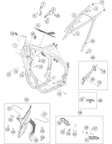 Cable Support 07 (KTM/HVA/GG) St:70