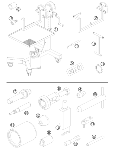 Engine Blocking Screw (KTM/HVA/GG)