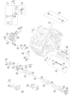 OIL Screen Cmpl. (KTM/HVA/GG) St:70