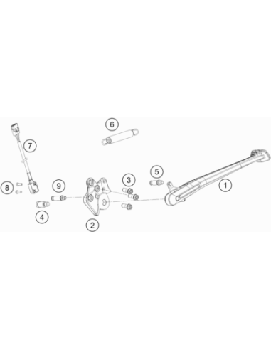 Special Screw, Side Stand Pring (KTM/HVA/GG)