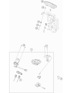 Damp. Component Speedometer (KTM/HVA/GG)
