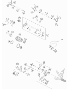 Shift ROD Cmpl. (KTM/HVA/GG)