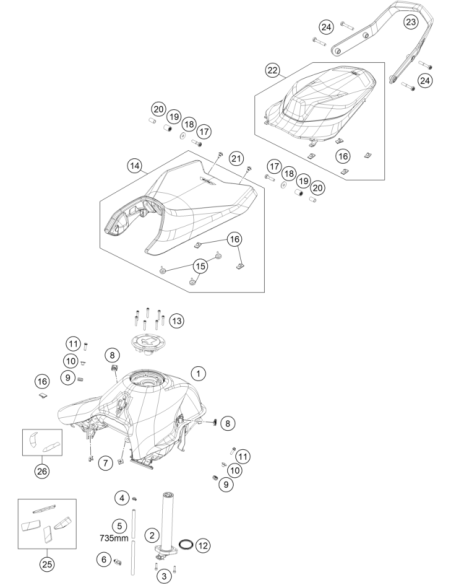 Collar Bushing 6,5x9x18x8.5 (KTM/HVA/GG)