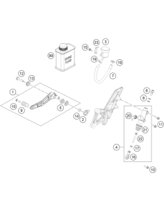 Lock Washer, Brake Fluid Reservoir (KTM/HVA/GG) 2