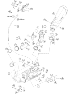 Throttle Cables, Exhaust Flap (KTM/HVA/GG)