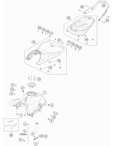 Damp. Component ABS Modul (KTM/HVA/GG)