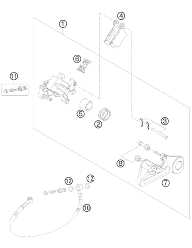 Bleeder Screw Cpl. 05 (KTM/HVA/GG)