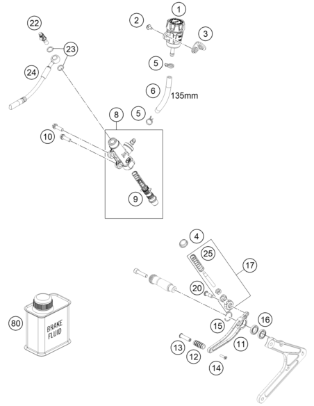 Bleeder Screw Cpl. 05 (KTM/HVA/GG)