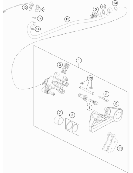 Bleeder Screw Cpl. 05 (KTM/HVA/GG)