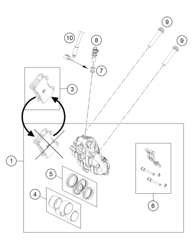Bleeder Screw Cpl. 05 (KTM/HVA/GG)