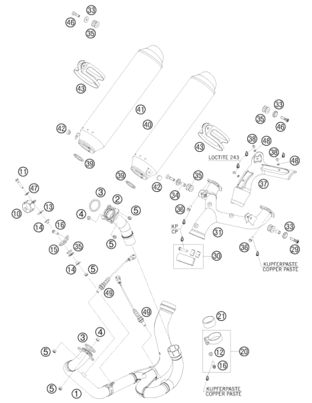 Special Washer 8x24 ALU H=4.2 (KTM/HVA/GG)