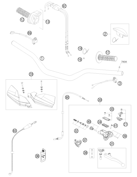 Starter Button 06 (KTM/HVA/GG)