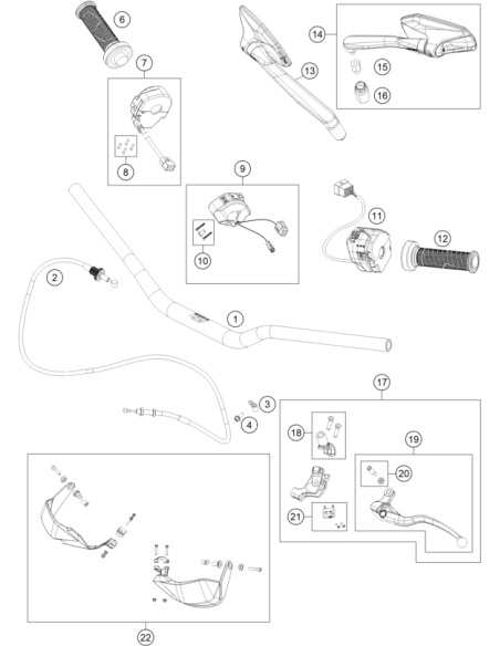 Clamp Cpl. Incl. 2 Screws (KTM/HVA/GG)