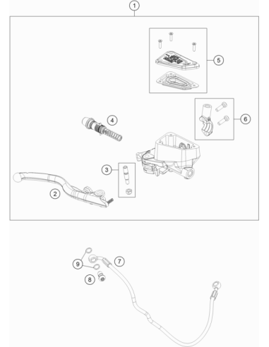 Clamp Cpl. Incl. 2 Screws (KTM/HVA/GG)