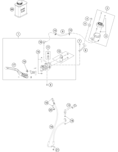 Brake Light Switch (KTM/HVA/GG) St:70