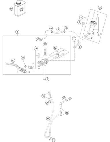 Brake Light Switch (KTM/HVA/GG) St:70