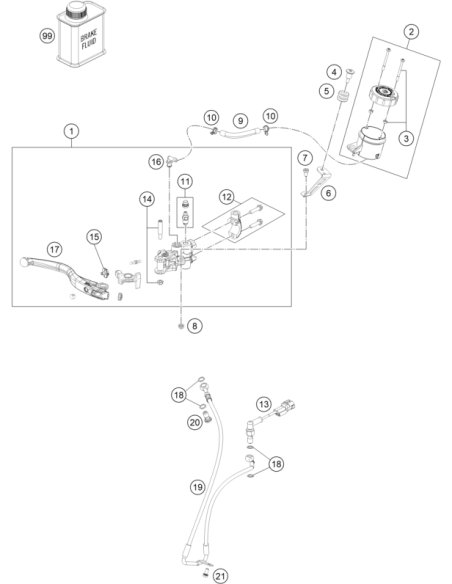 Brake Light Switch (KTM/HVA/GG) St:70