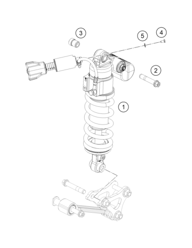 Bushing Shock Mounting (KTM/HVA/GG) St:60