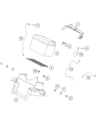 Mass Cable Starter-frame (KTM/HVA/GG)