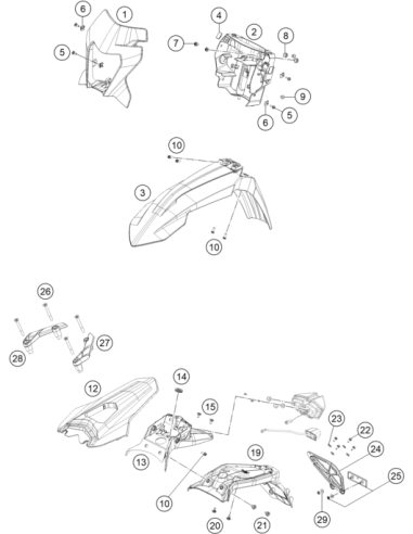 Bracket FOR Reflector (KTM/HVA/GG)