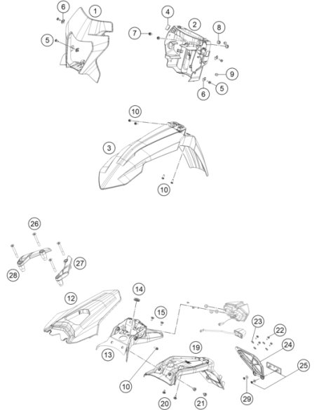 Bracket FOR Reflector (KTM/HVA/GG)