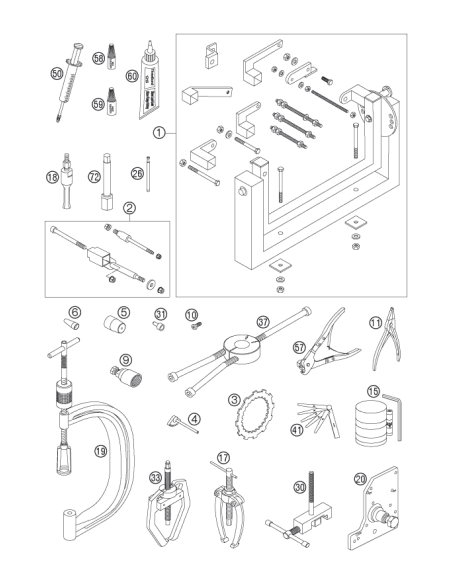 Loctite 243 Blue 5 ML (KTM/HVA/GG)