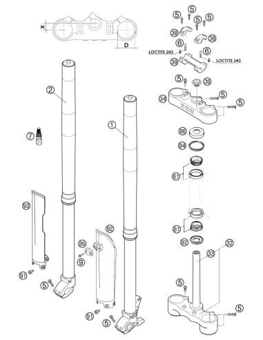 Loctite 243 Blue 5 ML (KTM/HVA/GG)
