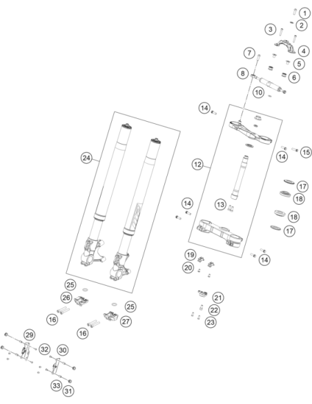 Stearing Head Gasket (KTM/HVA/GG)