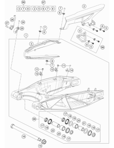Swingarm Pivot (KTM/HVA/GG)