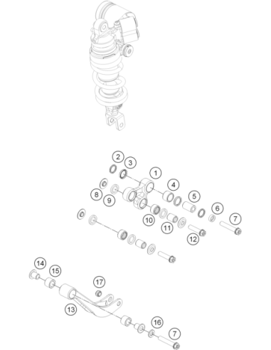 HH Collar Screw M10x42 Ws13 08 (KTM/HVA/GG)