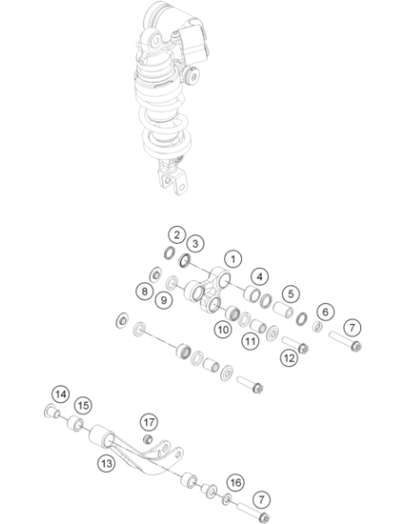 HH Collar Screw M10x42 Ws13 08 (KTM/HVA/GG)