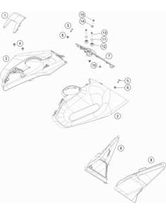 Rubber Grommet, Tank Mounting (KTM/HVA/GG) 2
