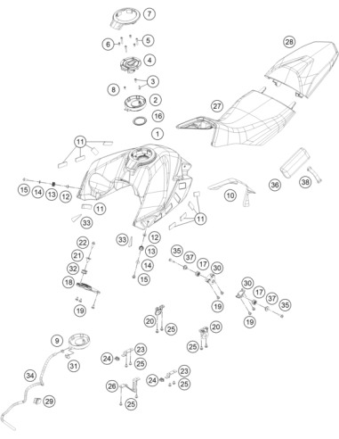 Rubber Grommet, Tank Mounting (KTM/HVA/GG)
