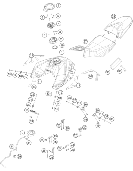 Rubber Grommet, Tank Mounting (KTM/HVA/GG)