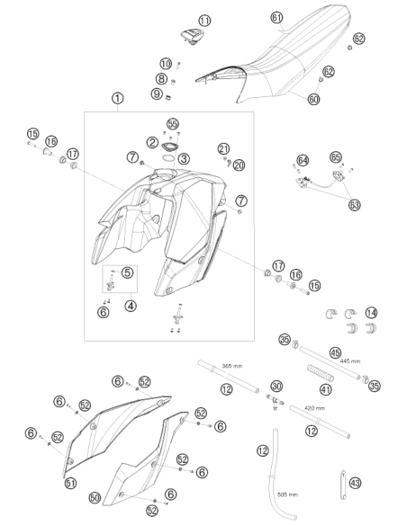 Rubber Grommet, Tank Mounting (KTM/HVA/GG)