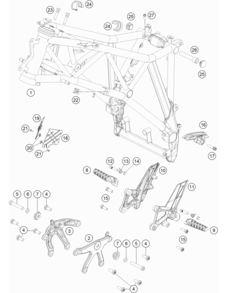 Special Screw M5x17 (KTM/HVA/GG)
