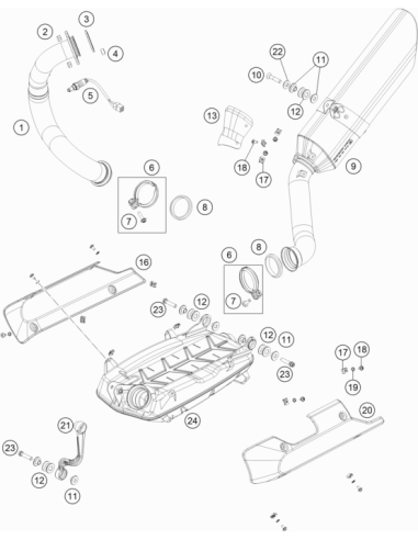 Clip NUT M5 (KTM/HVA/GG)