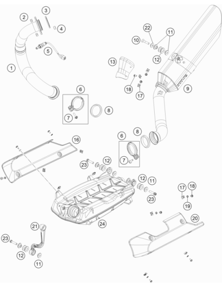 Clip NUT M5 (KTM/HVA/GG)
