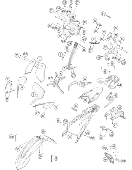 Clip NUT M5 (KTM/HVA/GG)
