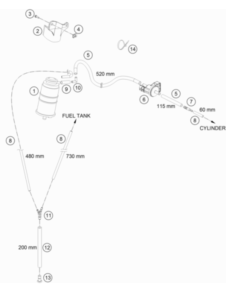 Clip NUT M5 (KTM/HVA/GG)