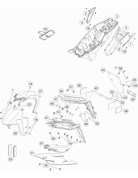 Clip NUT M5 (KTM/HVA/GG)