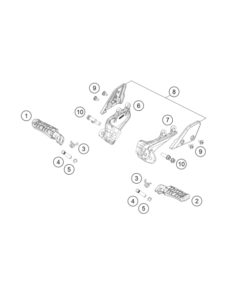 Special Screw M5x12 (KTM/HVA/GG)