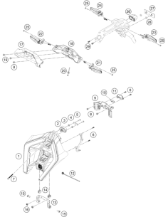 Special Screw, M5x14 (KTM/HVA/GG)