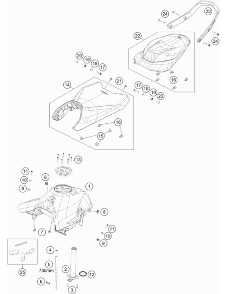 Cable TIE W. Socket D=6.5 (KTM/HVA/GG)