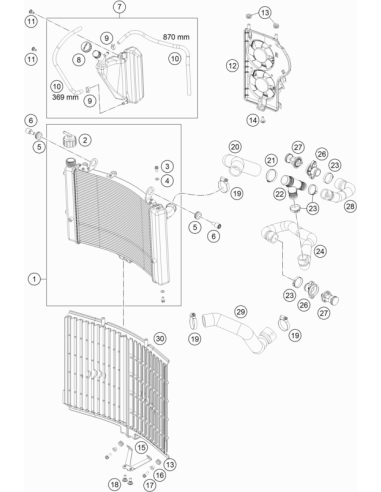 Screw FOR Expansion Tank (KTM/HVA/GG)