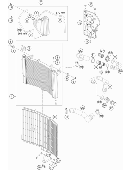 Screw FOR Expansion Tank (KTM/HVA/GG)