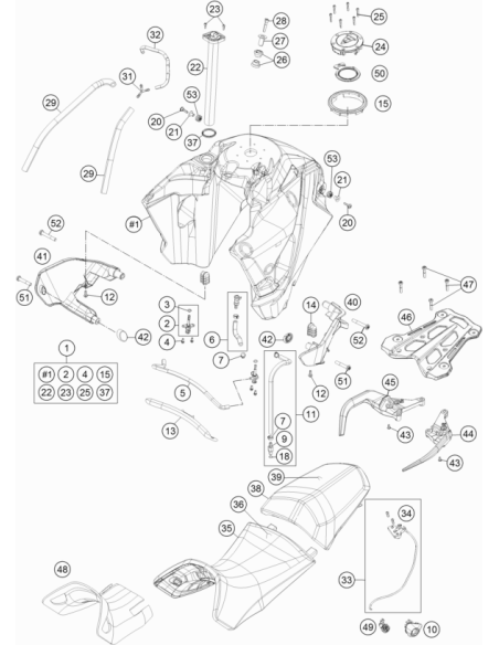 Screw FOR Expansion Tank (KTM/HVA/GG)